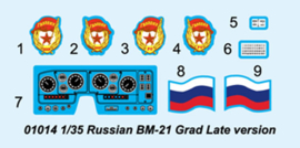 Trumpeter | 01014 | Russian BM 21 GRAD Late Version | 1:35