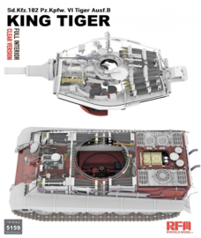 RFM | 5159 | King Tiger Ausf. B Tiger Full Interior / Clear Version | 1:35
