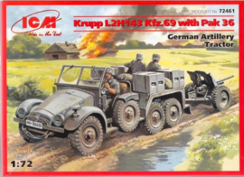 ICM | 72461 | Krupp L2H143 Kfz.69 & pak36 | 1:72