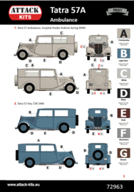 Attack | 72963 | Tatra 57A Ambulance | 1:72