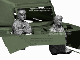 Legend Productions | 7226 | WW2 US Tank Driver & Bow Gunner | 1:72
