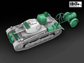 IBG | 72166 | Pz.Kpfw. II Ausf. b with Fuel Trailer (Limited Edition) | 1:72