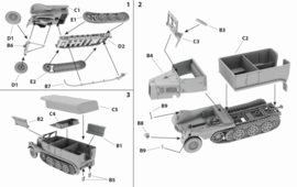 FTF | 041 | Sd. Kfz. II German Half-Track Tractor | 1:72