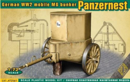 Ace | 72561 | German WWII mobile MG bunker Panzernest | 1:72