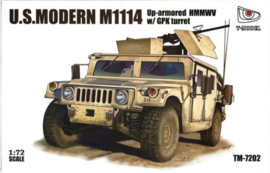 T-model | 7202 | U.S. Modern M1114 Up-armored HMMWV w/ GPK Turret | 1:72