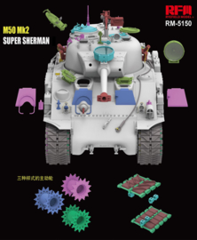 RFM | 5150 | Israeli Tank M50 Mk2 Super Sherman Standard Version | 1:35