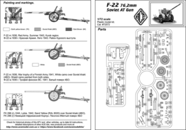 ACE | 72572 | Soviet 76.2mm Field/AT Gun F-22 | 1:72