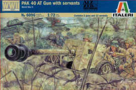 Italeri | 6096 | Pak 40 AT Gun with crew WWII | 1:72