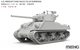 Meng | 72-019 | U.S. Medium Tank M4A3 76(W) Sherman | 1:72