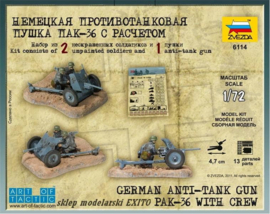 Zvezda | 6114 | Pak-36 and crew | 1:72