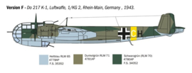 Italeri | 1488 | Dornier Do 217K-1/K-2 w/ Fritz-X | 1:72