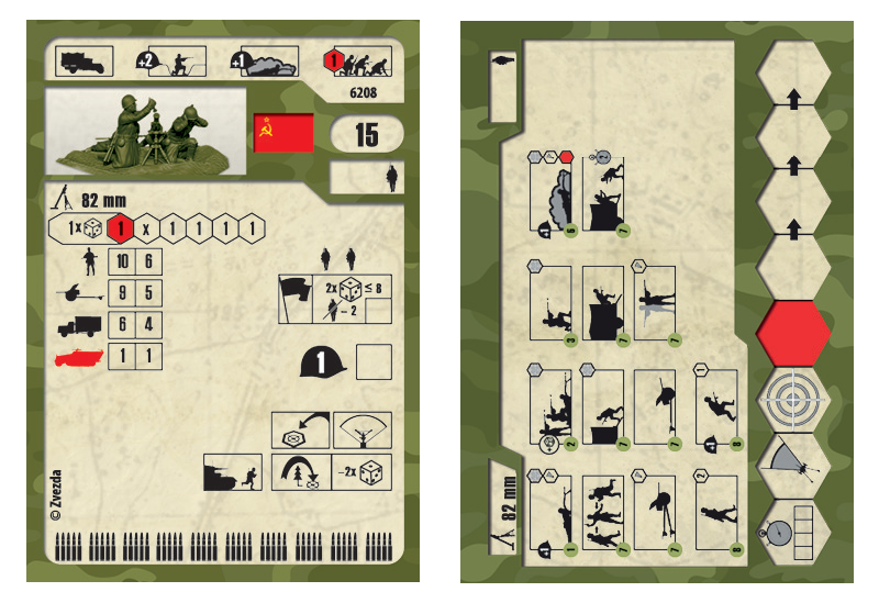 Zvezda | 6208 | Soviet 82mm mortar with crew in winter uniform | 1:72