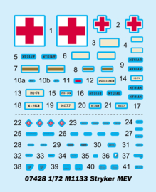 Trumpeter | 07428 | M1133 Stryker Medical Evacuation Vehicle | 1:72