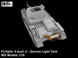 IBG | 35079 | Pz.Kpfw. II Ausf. b German Light Tank | 1:35
