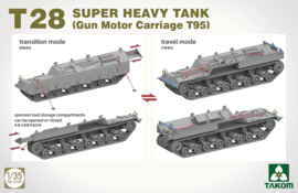Takom | 2209 | T28 Super Heavy Tank (Gun Motor Carriage T95) | 1:35
