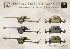 Border Model | BT-051 | German 7.5cm Anti-Tank Gun PaK 40 | 1:35