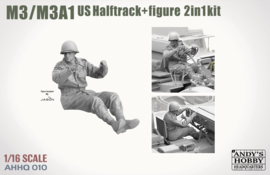 Andy's HHQ | AHHQ-010 | MM3/M3A1 US WWII Halftrack 2in1 | 1:16