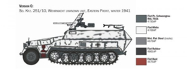 Italeri | 7079 | Sd.Kfz.251/10 Schutzenpanzerwagen 3.7cm pak | 1:72