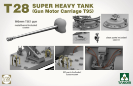 Takom | 2209 | T28 Super Heavy Tank (Gun Motor Carriage T95) | 1:35