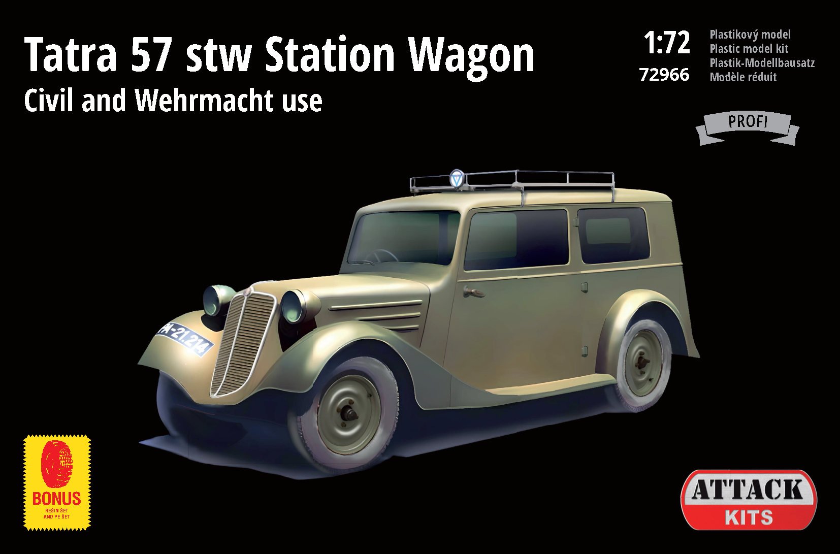 Attack | 72966 | Tatra 57 STW Station Wagon | 1:72