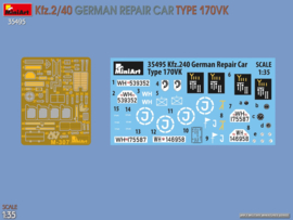 MiniArt | 35495 | Kfz.2/40 German Repair Car Type 170VK | 1:35