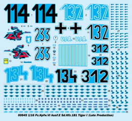 Trumpeter | 00945 | Pz.Kpfw. VI Ausf.E Tiger I (Late Production) | 1:16