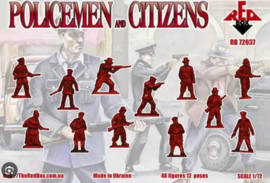 Redbox | 72037 | Policemen and gangsters | 1:72