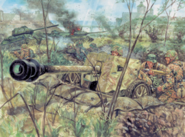 Italeri | 6096 | Pak 40 AT Gun with crew WWII | 1:72