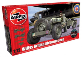Airfix | A02339 | Willys British Airborne Jeep and trailer | 1:76