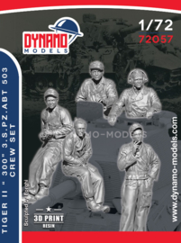 Dynamo | 72057 | German Tiger II ‘’300‘’ s.Pz.Abt.503 Crew Set | 1:72