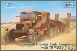 IBG | 72080 | Scammell Pioneer tank transporter with TRMU30 trailer | 1:72