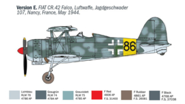 Italeri | 1485 | Fiat CR.42 CN Falco Night Fighter | 1:72