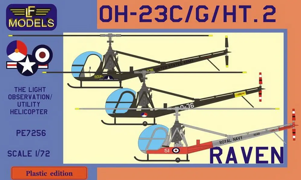 LF models | PE7256 | OH-23C/G/HT.2 Raven | 1:72