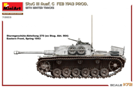 MiniArt | 72103 | StuG III Ausf. G Feb 1943 Prod. with winter tracks | 1:72