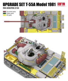 RFM | 5155 | T-55A Medium Tank Full Interior Kit | 1:35