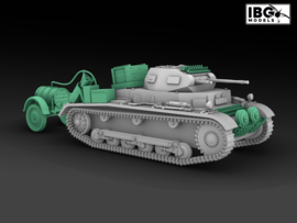 IBG | 72166 | Pz.Kpfw. II Ausf. b with Fuel Trailer (Limited Edition) | 1:72