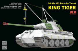 RFM | 5164 | King Tiger Porsche Turret with Crane | 1:35