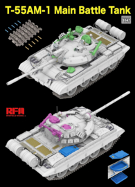 RFM | 5147 | T-55AM-1 Main Battle Tank w/ workable tracks | 1:35