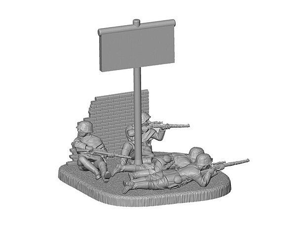 Zvezda | 6217 | German Sniper Team WWII | 1:72