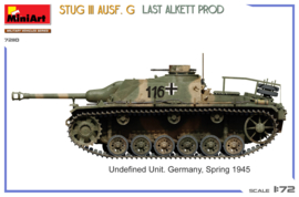 MiniArt | 72110 | StuG III Ausf. G Last Alkett Production | 1:72