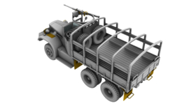 IBG | 72084 | Diamond T 968 Softcab Cargo Truck with M2 MG | 1:72