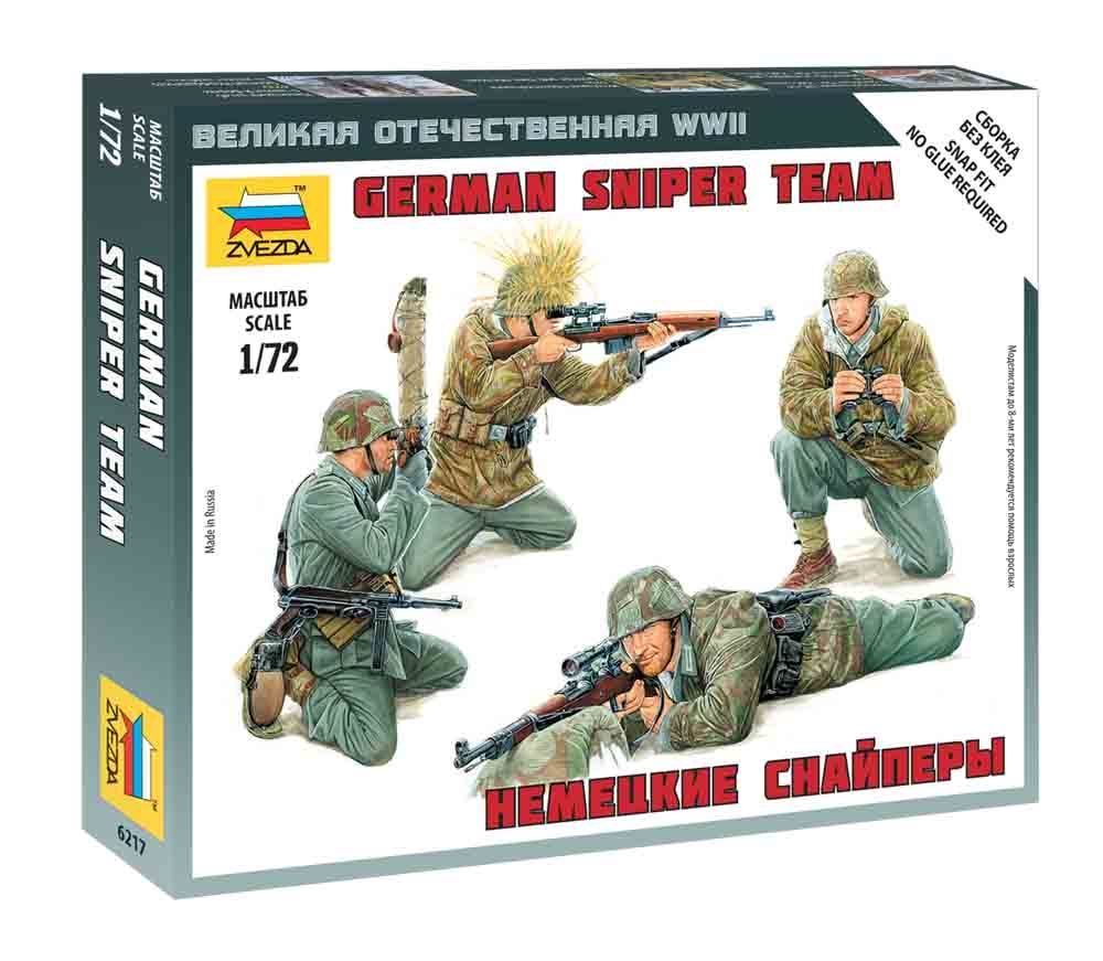 Zvezda | 6217 | German Sniper Team WWII | 1:72