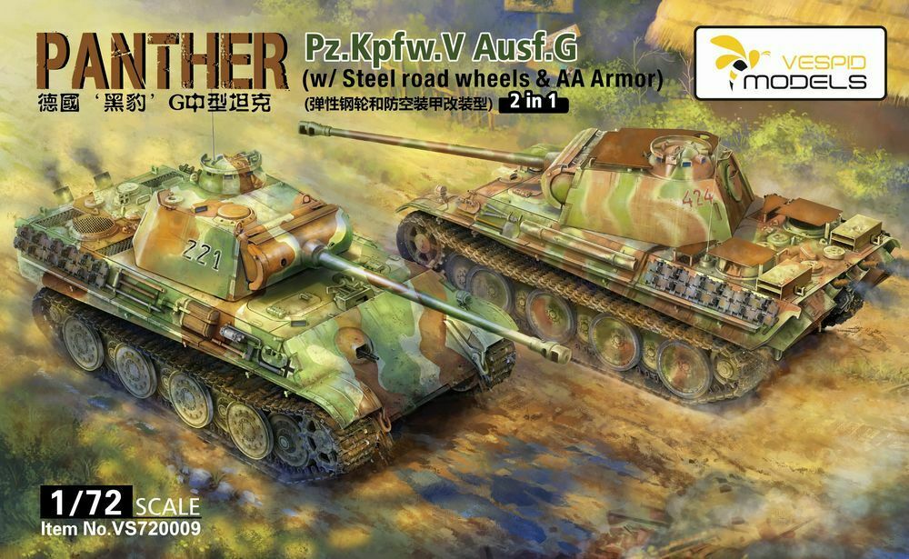 Vespid | 720009 | Panther Pz.Kpfw. V Ausf. G | 1:72