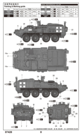 Trumpeter | 07428 | M1133 Stryker Medical Evacuation Vehicle | 1:72