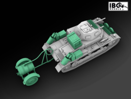IBG | 72166 | Pz.Kpfw. II Ausf. b with Fuel Trailer (Limited Edition) | 1:72
