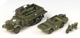 Academy | 13408 | M3 Half Track & 1/4ton Amphibian Vehicle | 1:72