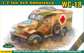 ACE | 72596 | Dodge WC-18 Ambulance 1⁄2-ton 4x4 | 1:72