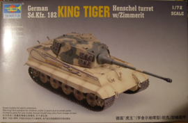 Trumpeter | 07291 | King tiger (Henschell Turret) with Zimmerit | 1:72