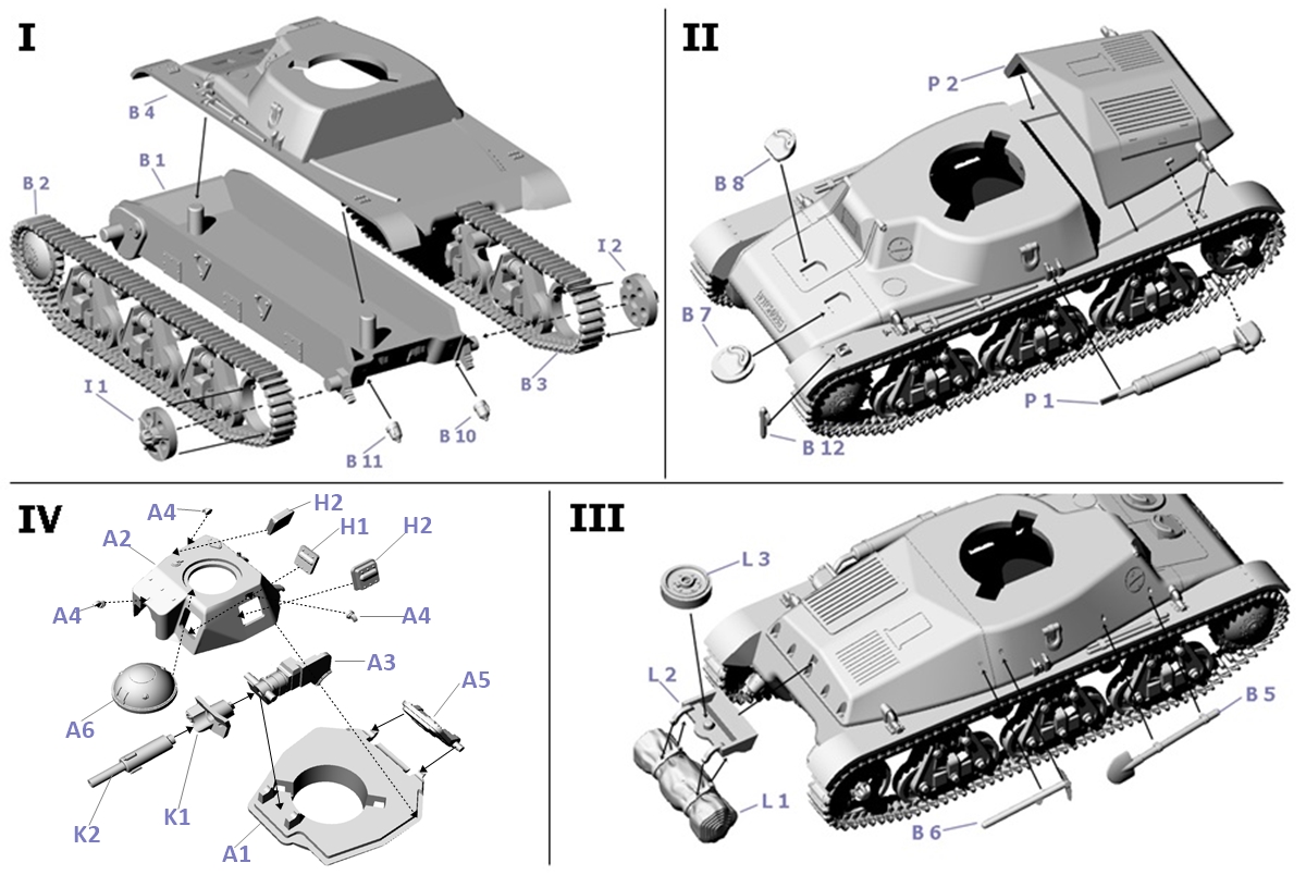 FTF | 094 | Hotchkiss H35 with 37mm SA38 gun  | 1:72