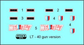 Attack | 72962 | LT-40 37mm gun version | 1:72